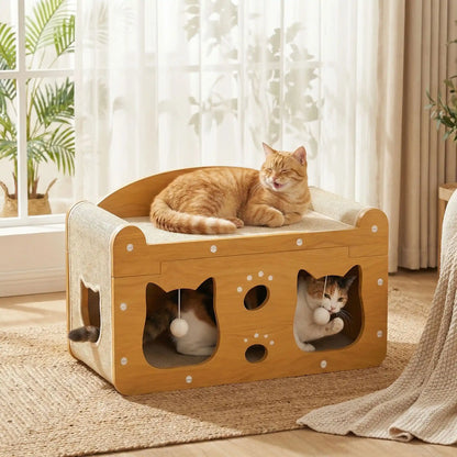 Griffoir maison pour chat - MAISONGRIFFESPOURCHAT™