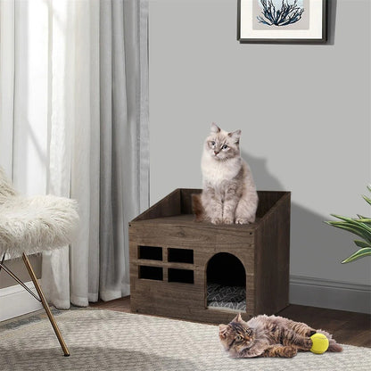 Maison pour chat - LITENBOISPOURCHAT™ - CHATS
