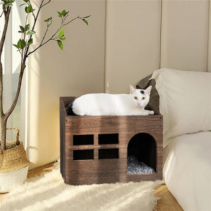 Maison pour chat - LITENBOISPOURCHAT™ - CHATS