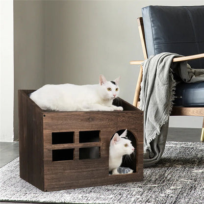 Maison pour chat - LITENBOISPOURCHAT™ - CHATS