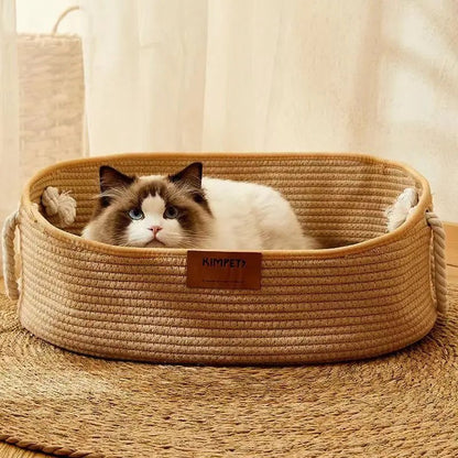 Panier en osier pour chat - LITJAPONAISPOURCHAT™ - CHATS