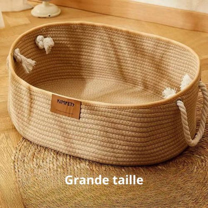 Panier en osier pour chat - LITJAPONAISPOURCHAT™ - CHATS