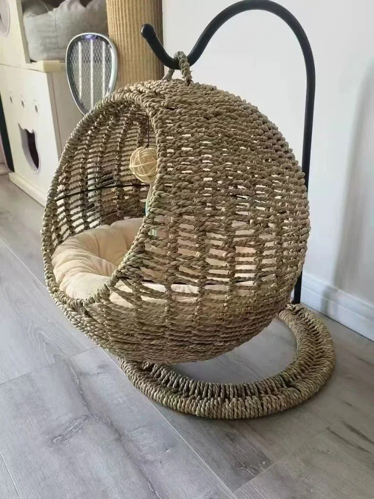 Panier en osier pour chat - NIDETEPOURCHAT™ - CHATS