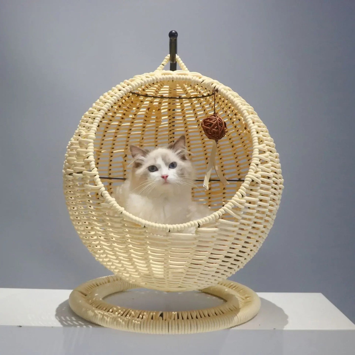 Panier en osier pour chat - NIDETEPOURCHAT™ - CHATS