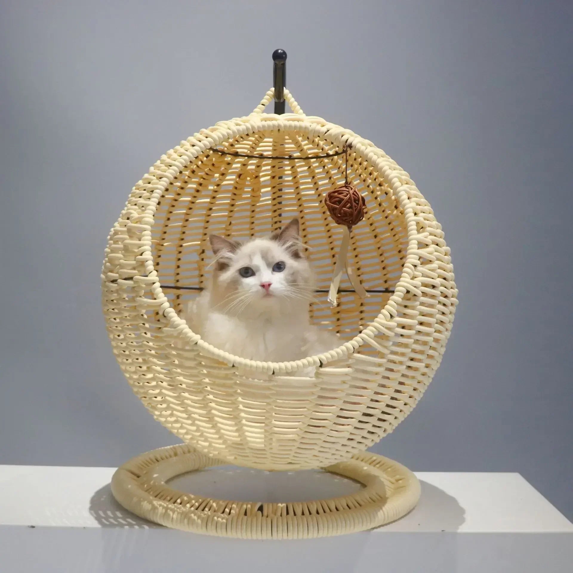 Panier en osier pour chat - NIDETEPOURCHAT™ - CHATS