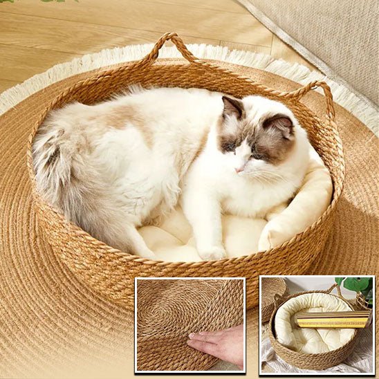 Panier en osier pour chat - PANOSIERCHAT™ - CHATS