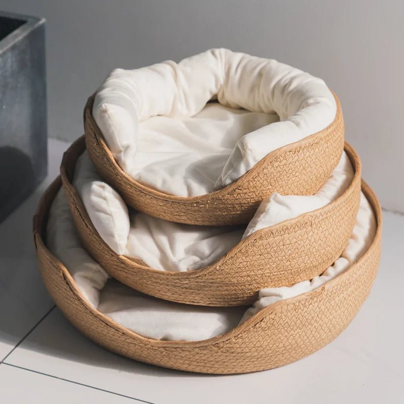 Panier en osier pour chat - SOFACHAT™ - CHATS