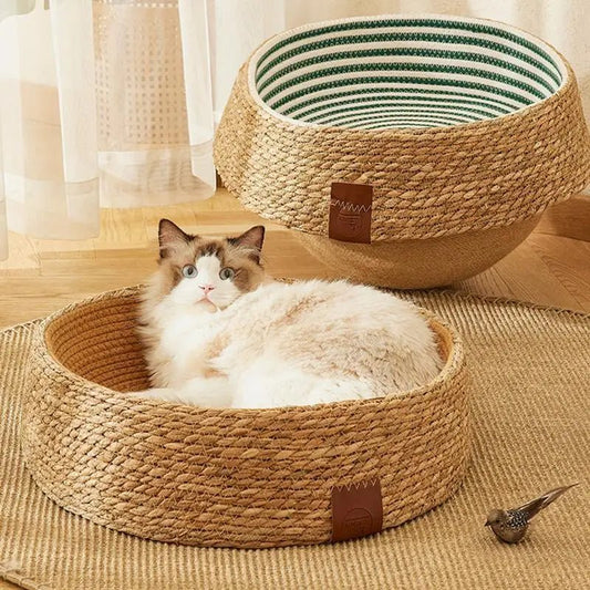 Panier osier chat - LITISSEPOURCHAT™ - CHATS