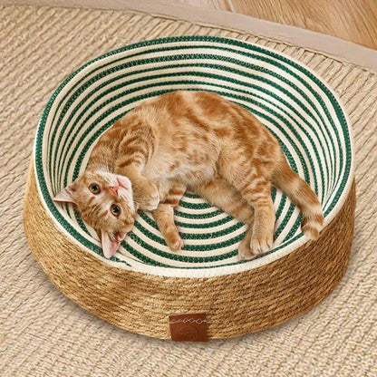 Panier osier chat - LITISSEPOURCHAT™ - CHATS
